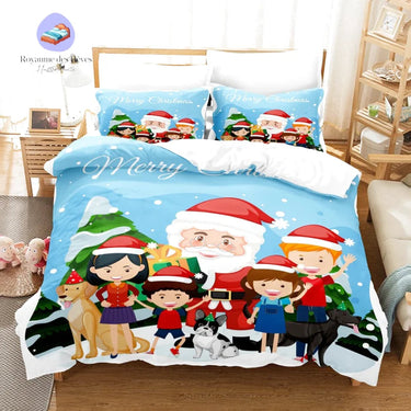 Housse de Couette Noel Famille